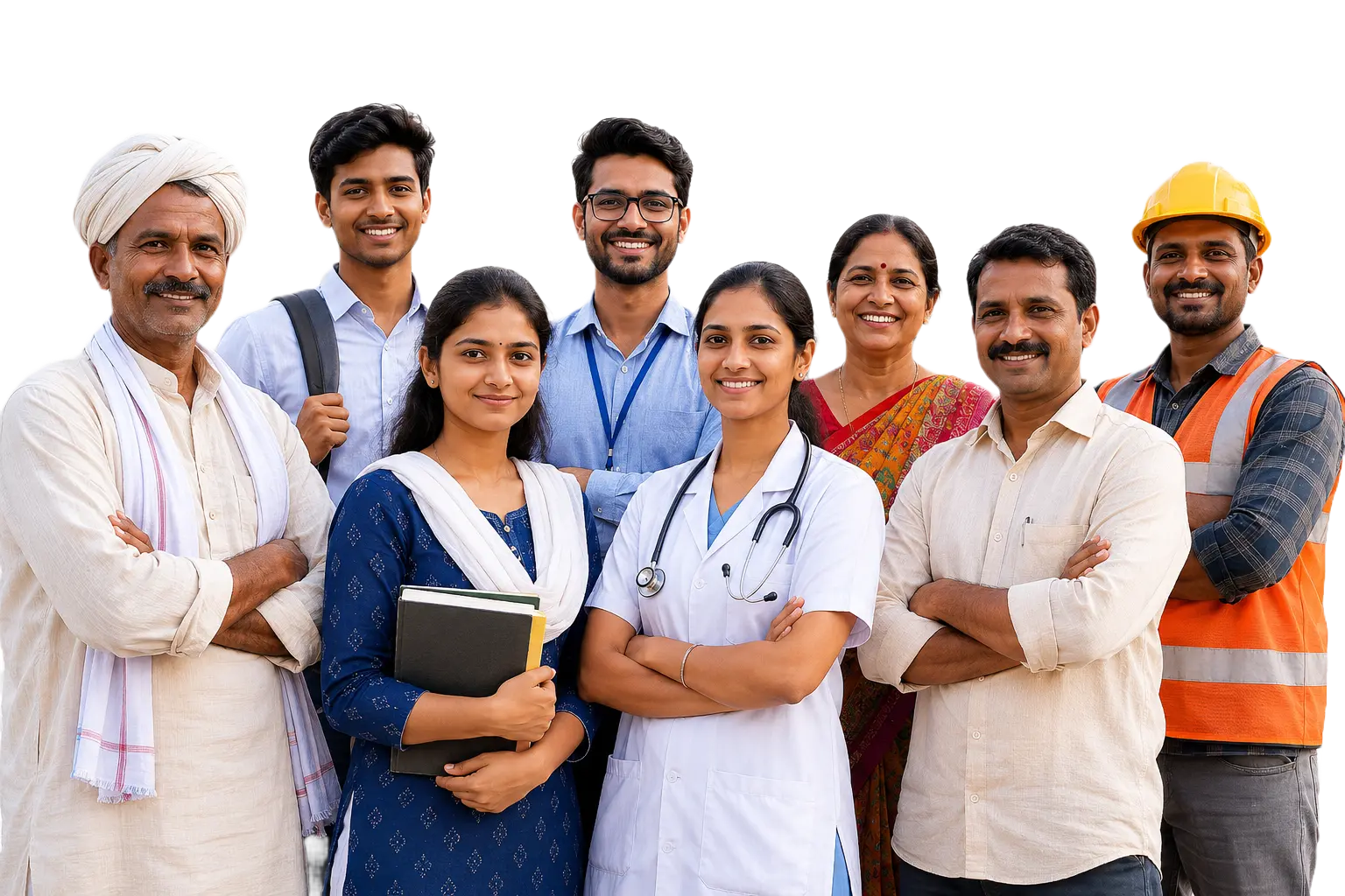 Citizens from different walks of life benefiting from government schemes